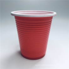 Customized Color 4oz/8oz/10oz/12oz/16oz Disposable Plastic Cup for Drinking